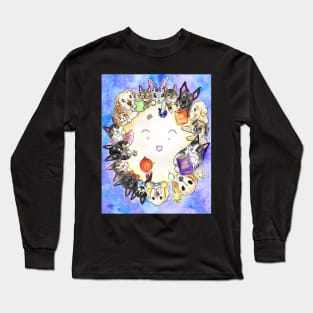 Happy Moon And Furriends Long Sleeve T-Shirt